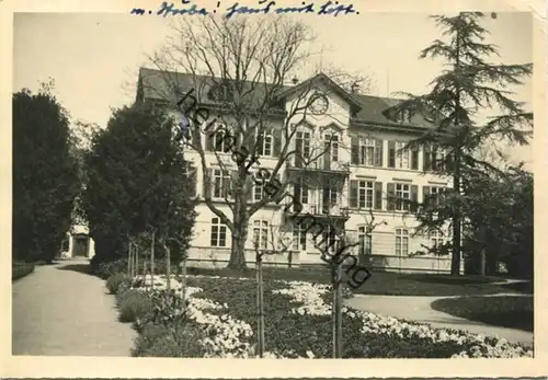 Riehen - Mutterhaus - Foto-AK-Grossformat - gel. 1953