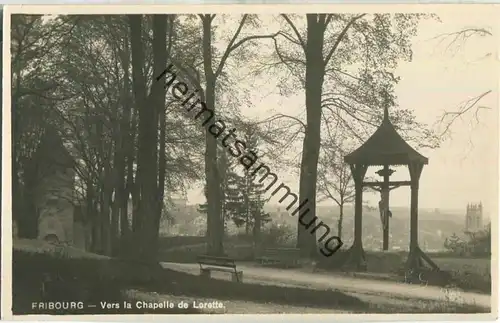 Fribourg - Vers la Chapelle de Lorette - Foto-Ansichtskarte - Edition Simon Glasson Bulle