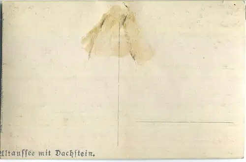 Altaussee - Dachstein - Foto-Ansichtskarte 20er Jahre - Verlag Jos. Kain Mitterndorf