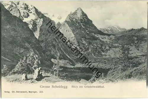 Grosse Scheidegg - Grindelwaldtal - Verlag Chr. Brennenstuhl Meyringen