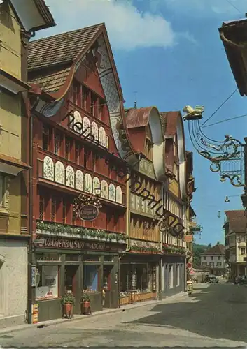 Appenzell - Hauptgasse - AK-Grossformat - Verlag Photoglob-Wehrli Zürich gel. 1967