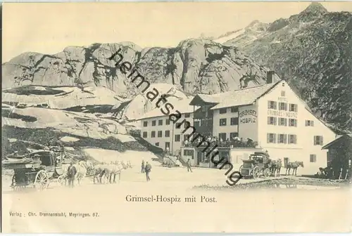 Grimsel-Hospiz - Post - Verlag Chr. Brennenstuhl Meyringen