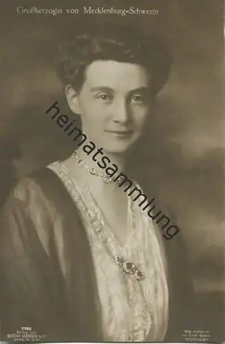 Großherzogin Alexandra von Mecklenburg-Schwerin - Verlag Gustav Liersch Berlin