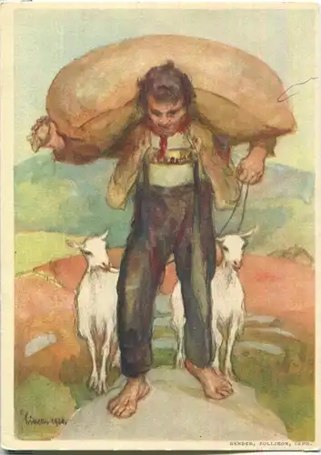 Bundesfeier-Postkarte 1931 - 10 Cts - Zugunsten der Hochgebirgsbewohner bei Naturkatastrophen