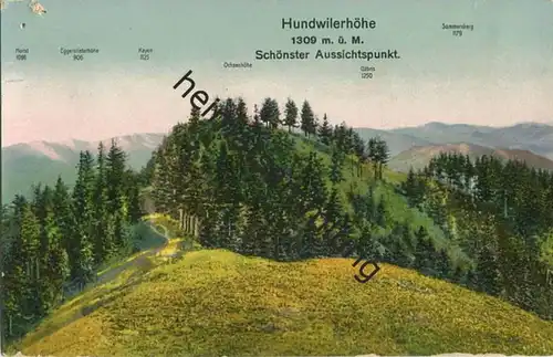 Hundwilerhöhe - Schönster Aussichtspunkt - Verlag Carl Künzli-Tobler Zürich