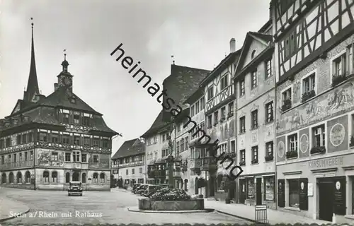 Stein am Rhein - Rathaus - Foto-AK - Verlag Hugo Kopp Zürich