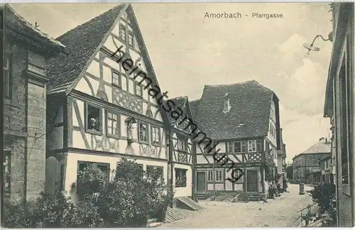 Amorbach - Pfarrgasse - Verlag Anton Fahs Amorbach