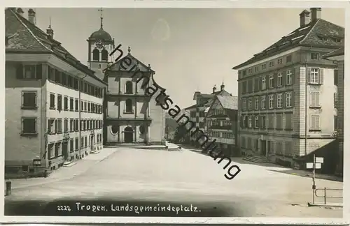 Trogen - Landsgemeindeplatz - Foto-AK gel. 1934