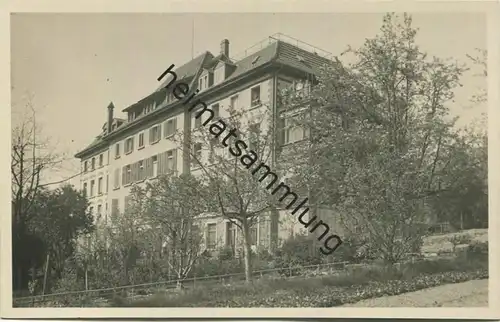 Zürich - Fluntern - Erholungshaus - Foto-AK - Verlag W. Kretschmer Zürich