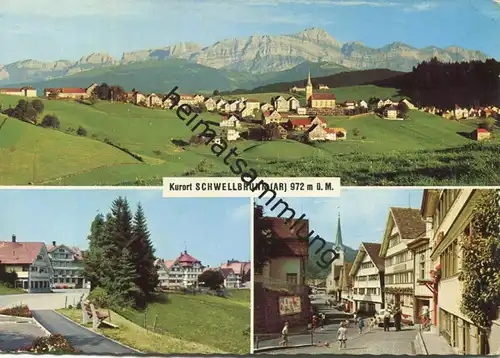 Schwellbrunn - AK Grossformat - Verlag Foto-Gross St. Gallen - gel. 1965