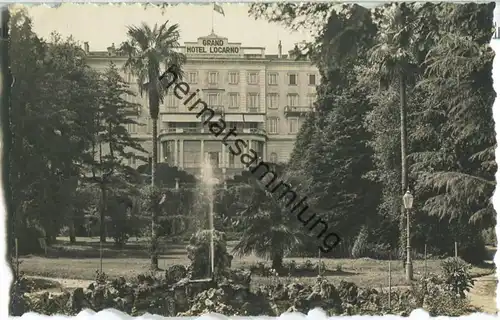 Locarno - Grand Hotel Palace - Foto-Ansichtskarte 20er Jahre - Verlag A. Ryffel Zürich