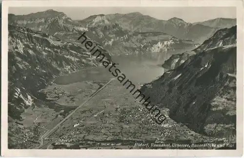 Altdorf - Reusthal - Urnerseek - Foto-Ansichtskarte - Verlag Eduard von Matt Altdorf