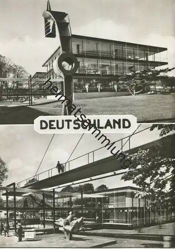 Bruxelles EXPO 1958 - Der Pavillon von Deutschland - Foto-AK Grossformat