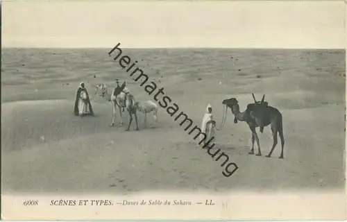 Scenes et Types - Dunes de Sable du Sahara