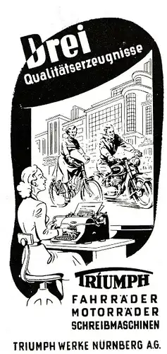 10 x Original-Werbung/ Anzeige 1905 bis 1955 -  MOTORRÄDER - Größe unterschiedlich