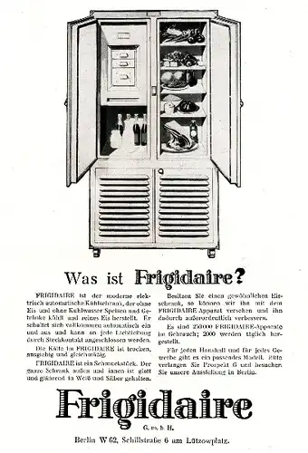 10 x Original-Werbung/ Anzeige 1926 bis 1969 - KÜHLSCHRÄNKE - Größe unterschiedlich