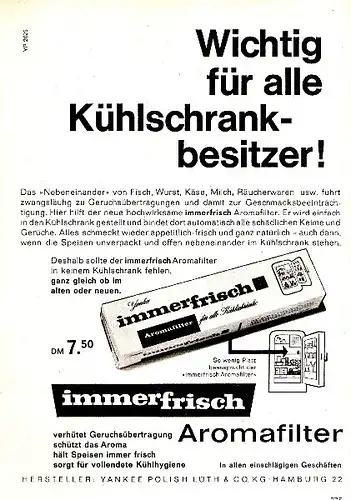10 x Original-Werbung/ Anzeige 1926 bis 1969 - KÜHLSCHRÄNKE - Größe unterschiedlich