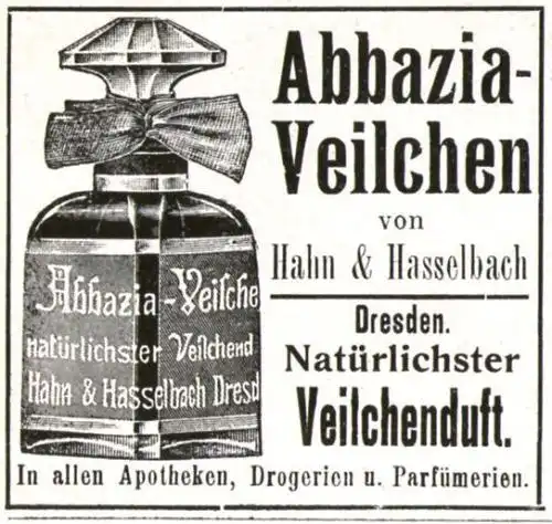3 x Original-Werbung/ Anzeige 1908-1910 - PARFUMS - UNTERSCHIEDLICHE GRÖSSEN