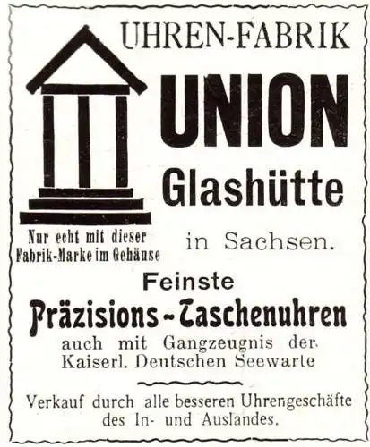 3 x Original-Werbung/ Anzeige 1907 / 1911 -  UHREN - UNTERSCHIEDLICHE GRÖSSEN