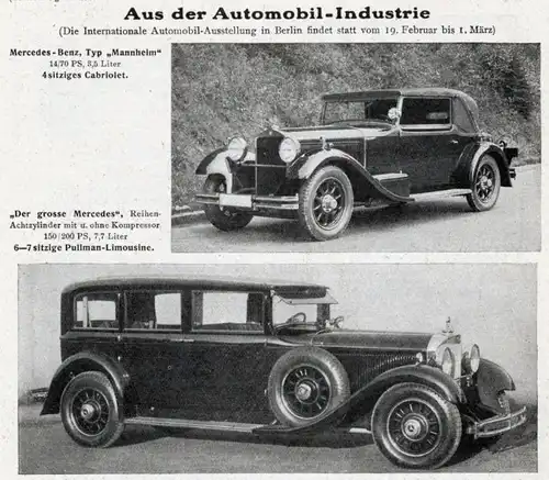  Original-Werbung/ Anzeige 1931 - MERCEDES-BENZ - ca. 135 x 125 mm