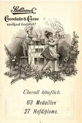 10 x Original-Werbung/ Anzeige 1886 bis 1926 - STOLLWERCK SCHOKOLADE / KAKAO - UNTERSCHIEDLICHE GRÖSSEN