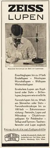 10 x Original-Werbung/ Anzeige 1916 bis 1949 - LUPEN - UNTERSCHIEDLICHE GRÖSSEN