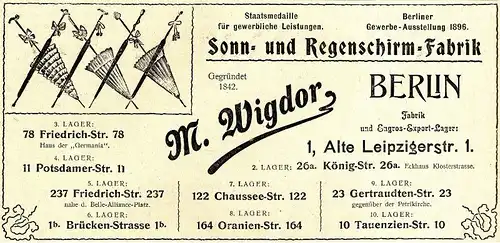 10 x Original-Werbung/ Anzeige 1897 bis 1962 - REGENSCHIRME - Größe unterschiedlich