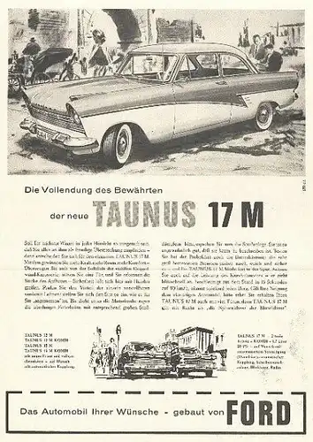 10 x Original-Werbung / Anzeigen 1950 ER JAHRE - AUTOMOBILE / FORD - UNTERSCHIEDLICHE GRÖSSEN