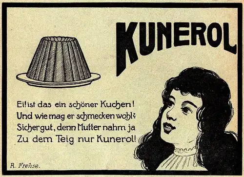 10 x Original-Werbung / Anzeigen 1909-1913 - KUNEROL - UNTERSCHIEDLICHE GRÖSSEN