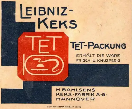 10 x Original-Werbung/ Anzeige 1897 bis 1942 - BAHLSEN KEKSE - HANNOVER - Größe unterschiedlich