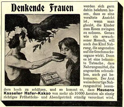 10 x Original-Werbung / Anzeigen 1895 - 1910 - KASSELER HAFER KAKAO - VERSCHIEDENE GRÖSSEN