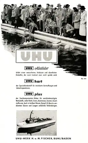 10 x Original-Werbung / Anzeigen 1959 - MODELLBAU - GANZSEITEN