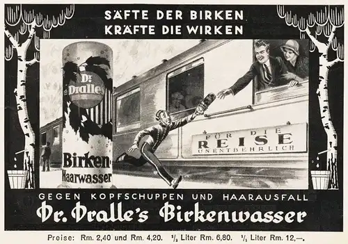 10 x Original-Werbung/ Anzeige 1895 bis 1941 - DR. DRALLE - UNTERSCHIEDLICHE GRÖSSEN