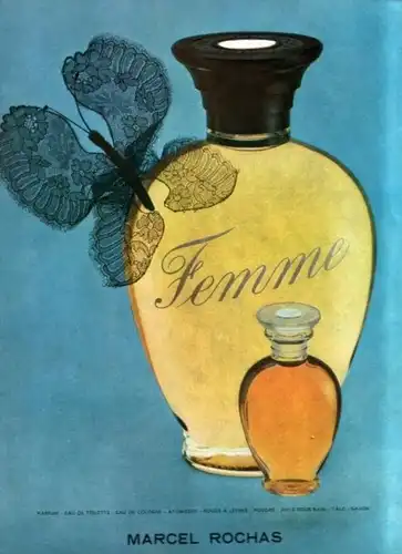 10 x Original-Werbung/ Französische Anzeigen 1955 bis 1957 - PARFUMS - GANZSEITEN