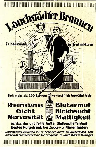 10 x Original-Werbung/ Anzeige 1889 bis 1954 - MINERALWASSER - Größe unterschiedlich