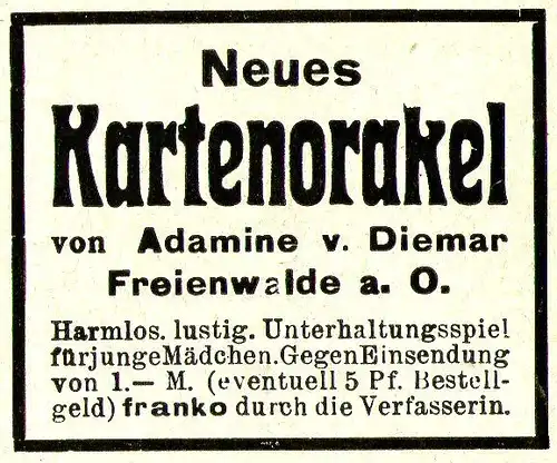 10 x Original-Werbung/ Anzeige 1899 bis 1950 - ESOTERIK / WAHRSAGER/ HYPNOSE U.Ä. / UNTERSCHIEDLICHE GRÖSSEN