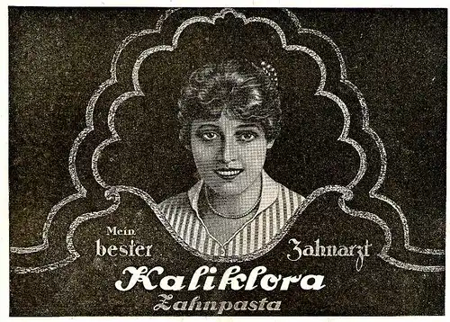 10 x Original-Werbung/ Anzeige 1920 bis 1949 - KALIKLORA ZAHNPASTA - verschiedene Größen
