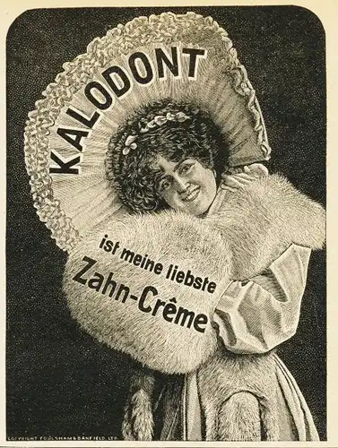 10 x Original-Werbung/ Anzeige 1895 bis 1924 - KALODONT ZAHNPASTA - verschiedene Größen