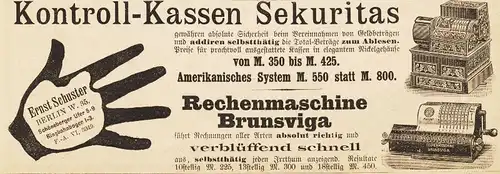 10 x Original-Werbung/ Anzeige 1895 bis 1969 - RECHENMASCHINEN - Größe unterschiedlich