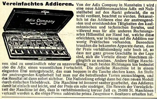 10 x Original-Werbung/ Anzeige 1895 bis 1969 - RECHENMASCHINEN - Größe unterschiedlich