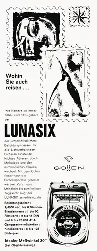 10 x Original-Werbung/ Anzeige 1919 bis 1961 - BELICHTUNGSMESSER - Größe unterschiedlich