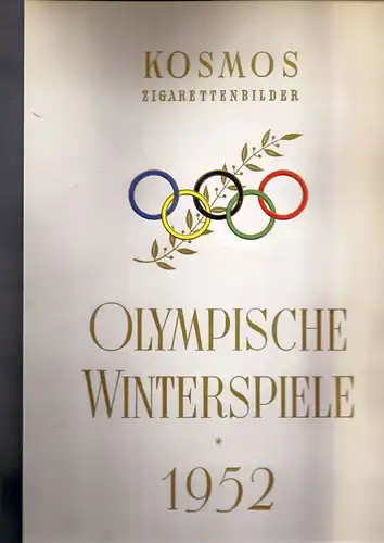 Kosmos Sammelbilder Olympische Winterspiele 1952