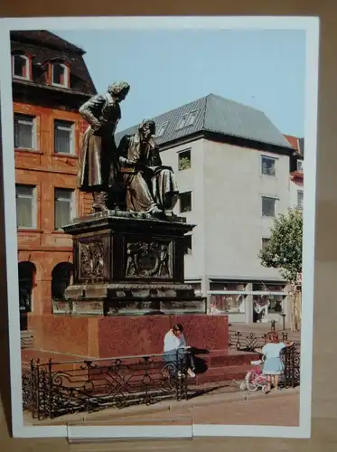 AK Hanau Brüder Grimm Denkmal 