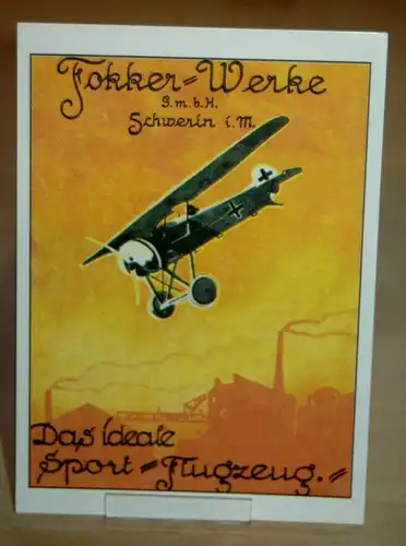 AK Fokker Werke Flugzeug