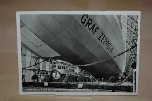 AK Taufe LZ127 Graf Zeppelin 9.7.1928 Luftschiff 