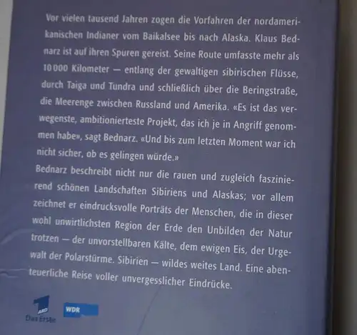 Klaus Bednarz: Östlich der Sonne 
Vom Baikalsee nach Alaska 
Klaus Bednarz. 