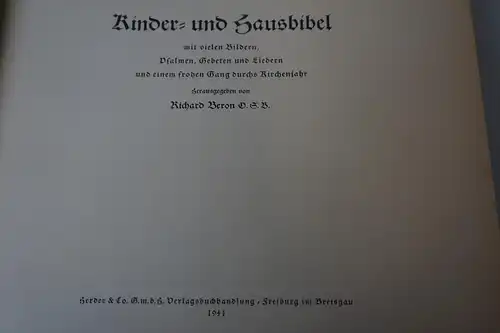 Kinder- und Hausbibel 
Bibel. 