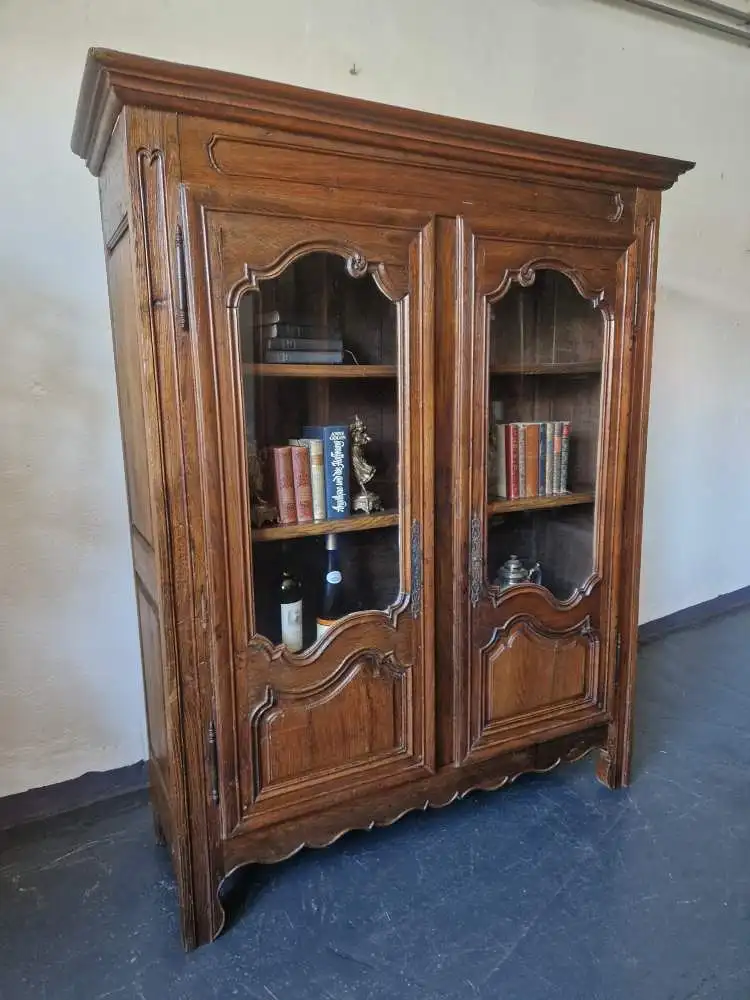 Antiker Gründerzeit Bücherschrank aus Frankreich um 1880 2