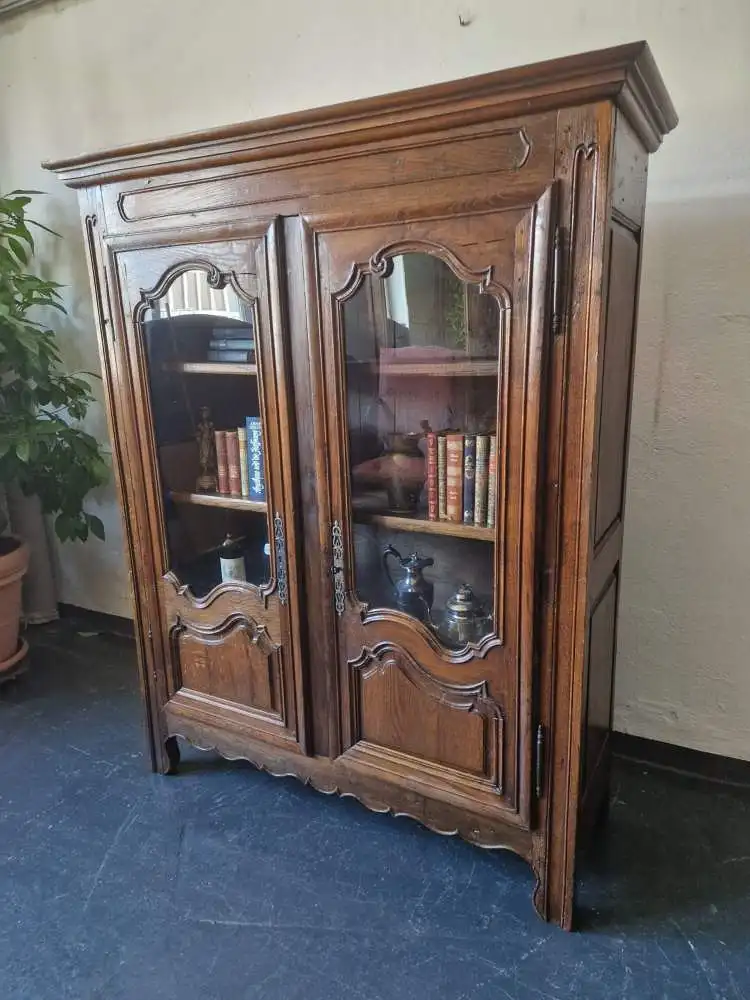 Antiker Gründerzeit Bücherschrank aus Frankreich um 1880 3