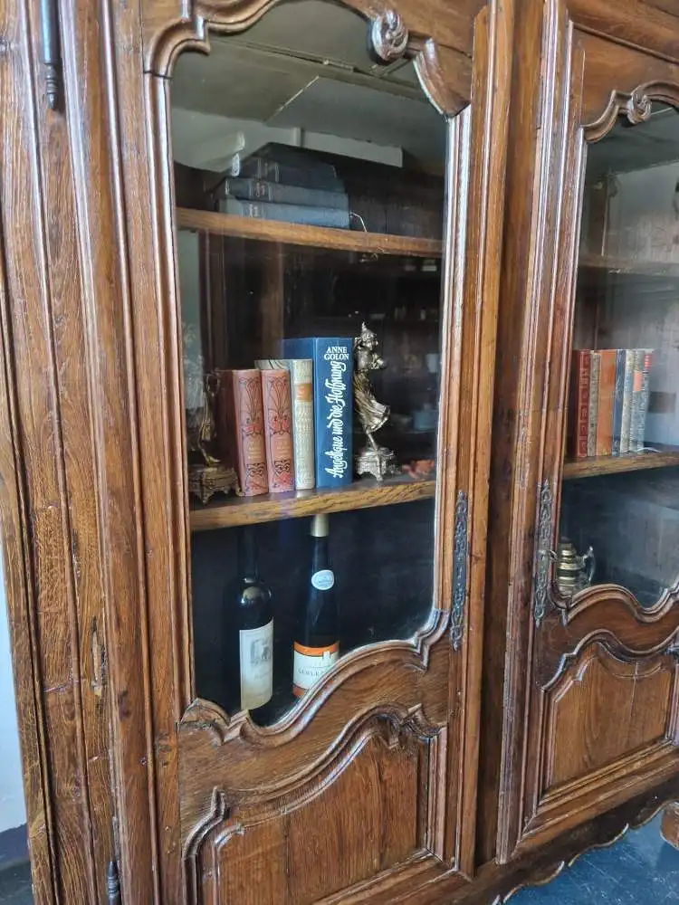 Antiker Gründerzeit Bücherschrank aus Frankreich um 1880 4